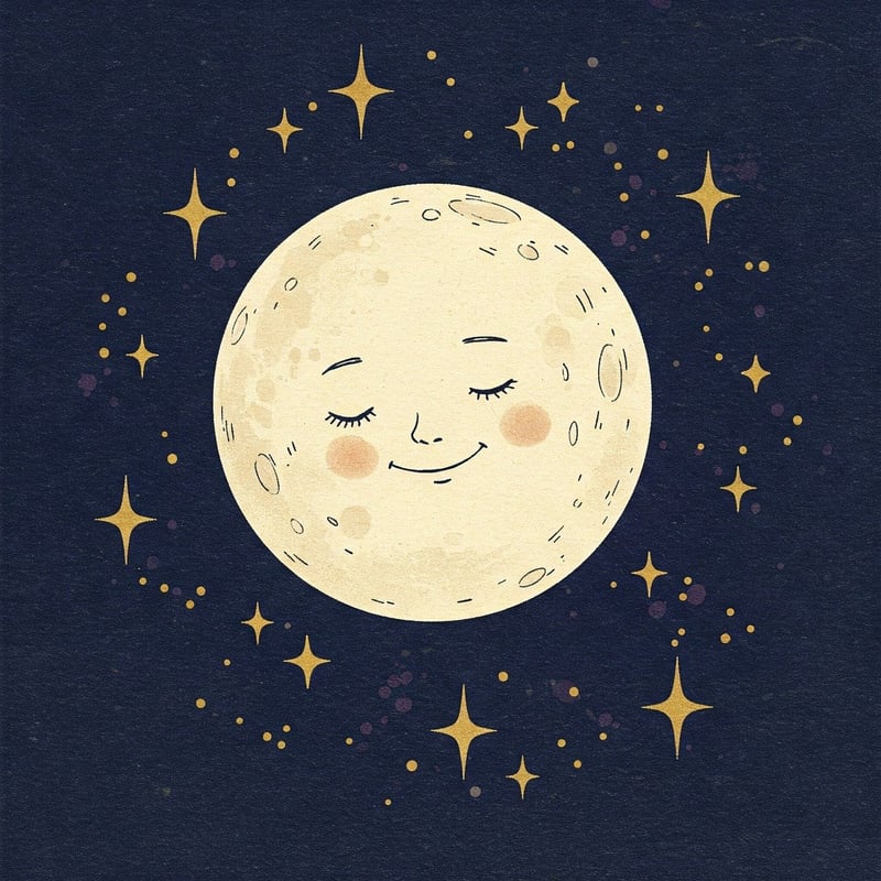 Moon and Planet